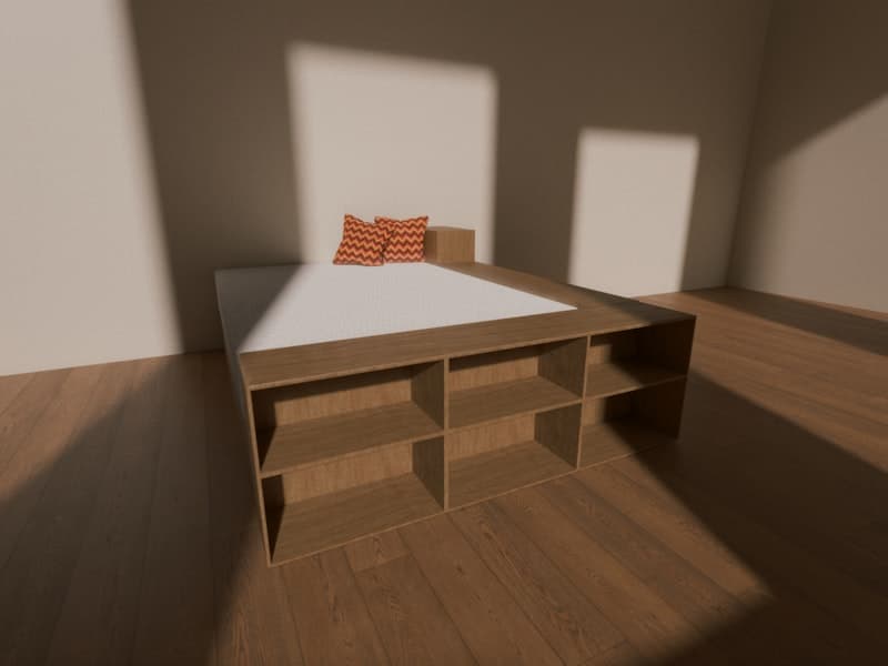 Habitt Modern Platform Bed King