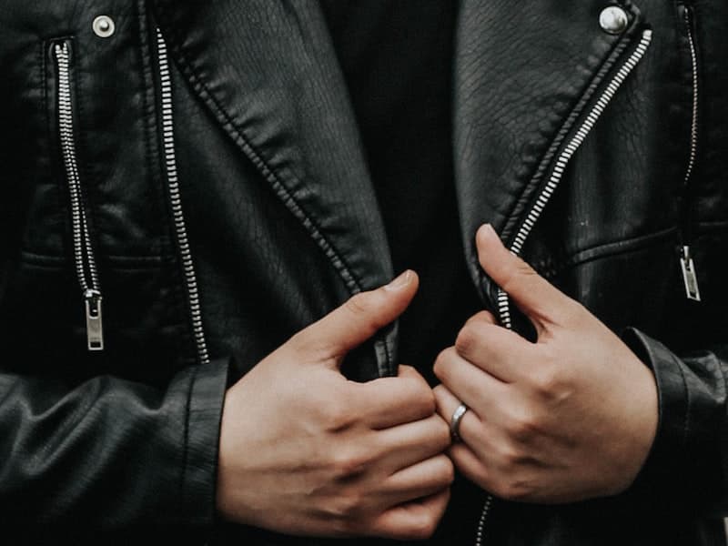 Leather Field Men's Biker Jacket