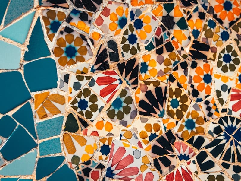 Mosaic Glazed Ceramic